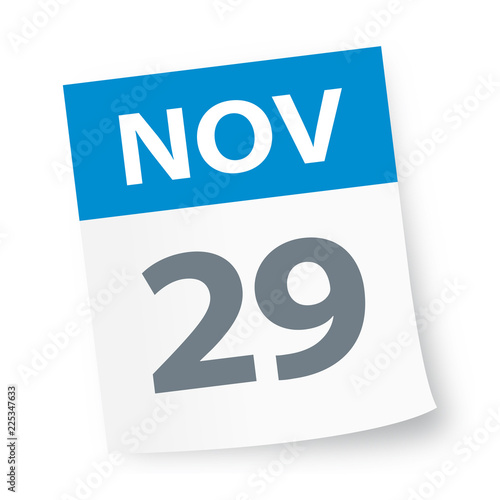 November 29 - Calendar Icon