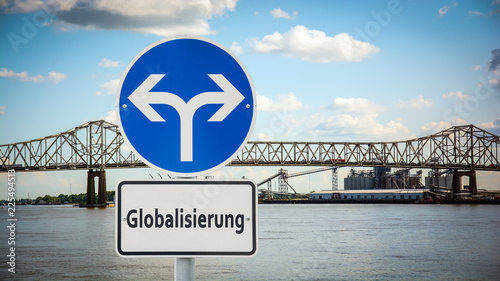 Schild 360 - Globalisierung