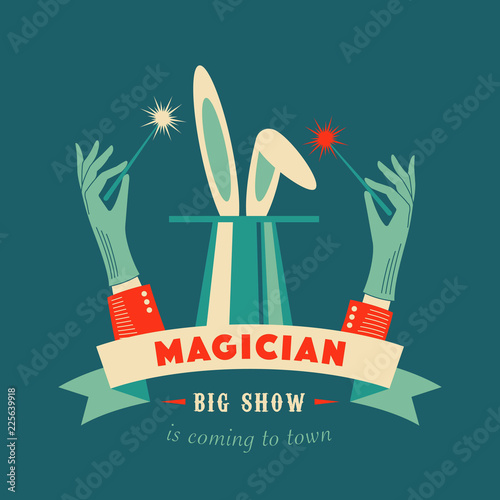 Magic show color logo