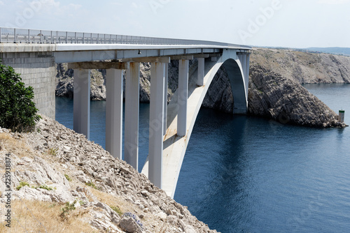 Bridge to the Isle of Pag croatia