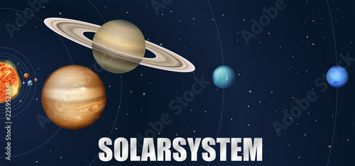 A design of astronomy solar system