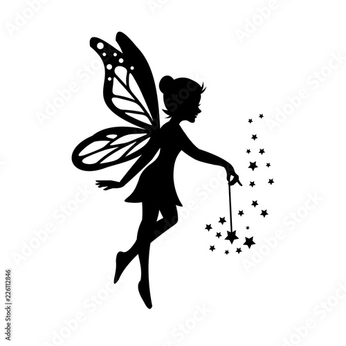 Beautiful Fairy Silhouette