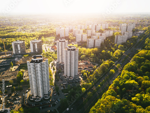 Katowice Osiedle Tysiąclecia z powietrza