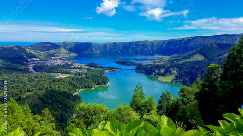 Lake Azul on the island of Sao Miguel Azores