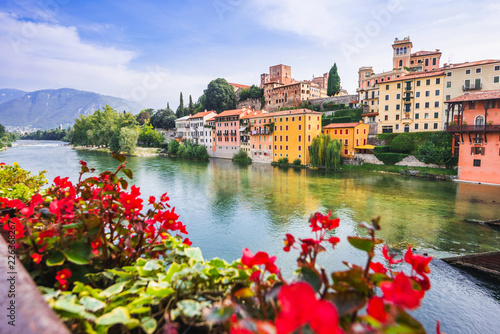 View of Bassano del Grappa, Veneto region, Italy. Popular travel destination