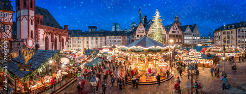 Jarmark bożonarodzeniowy na Frankfurt Römer, Frankfurt, Hesja, Niemcy