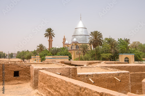 Sudan Khartoum old town city ancient village in capital city of Sudan Khartoum near Omdurman.