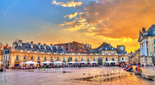 Building in front of the Ducal Palace in Dijon, France