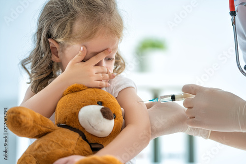 vaccination to a child