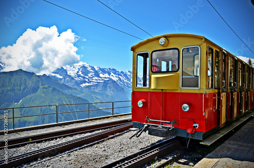 Montée du "Schynige Platte" en train à crémaillère 