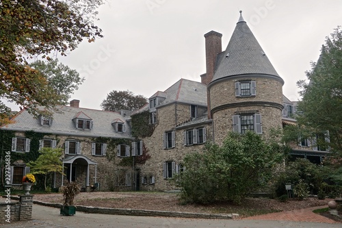Milford, Pennsylvania, USA: Grey Towers (1886), the former home of Gifford Pinchot, the first Chief of the US Forestry Service and two-time Governor of Pennsylvania, is a National Historic site.
