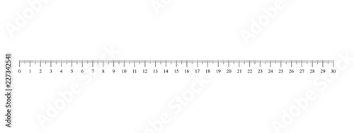 Ruler scale. Vector illustration