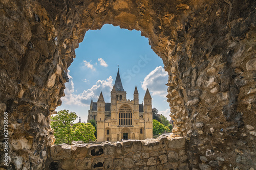 View of the magnificent Rochester Cathedral