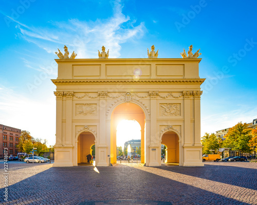 Potsdam Brandenburger Straße Brandenburger Tor Brandenburg Schopenhauerstraße Luisenplatz Deutschland Stadttor