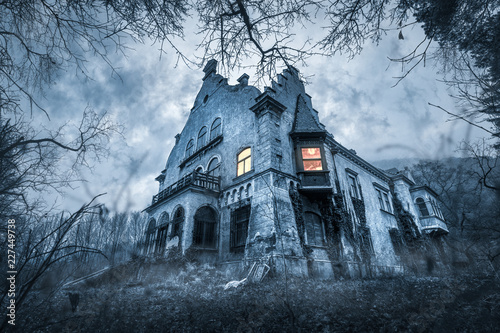 Old haunted abandoned house