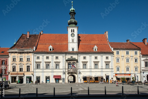 Maribor, Slovenia - The Maribor Town Hall in the main square of the city