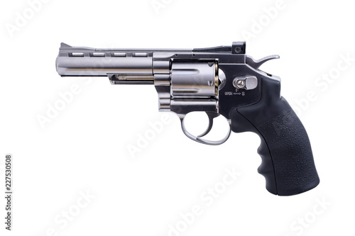 Revolver isolated on white background