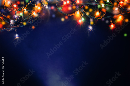 colorful christmas lights