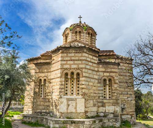 Ancient Agora Church Holy Apostles Solaki Athens Greece