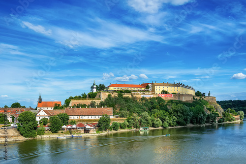 Novi Sad, Serbia - June 25, 2018: Petrovaradin fortress in Novi Sad.