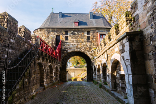 medieval Ponttor in Aachen, Germany