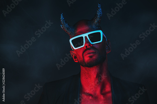 bad demon in sunglasses