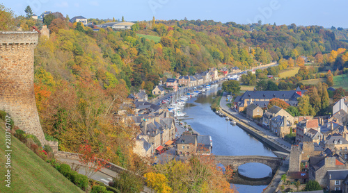 Dinan, le port et la Rance