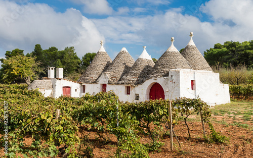 Trulli bei Alberobello; Apulien; Italien