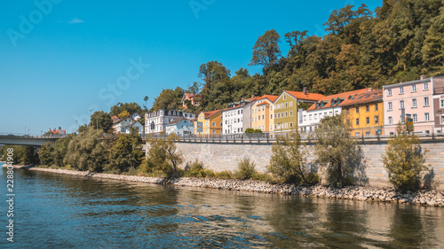 Beautiful view at Passau - Danube - Bavaria - Germany