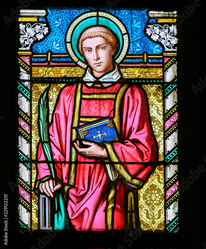 Stained Glass - Saint Lawrence of Rome