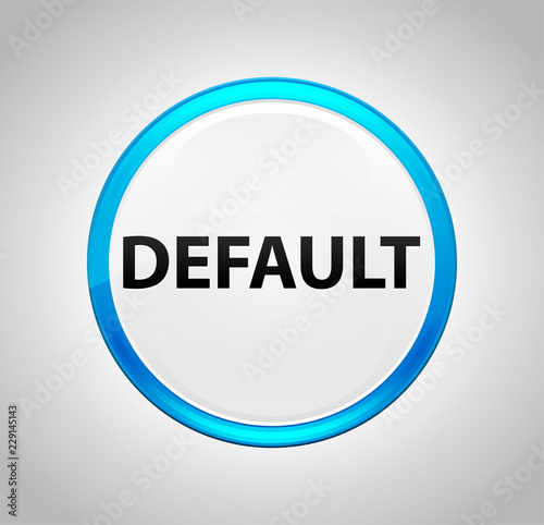 Default Round Blue Push Button