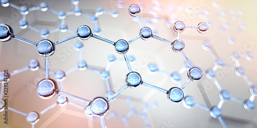 Hexagonale Molekülstrukturen