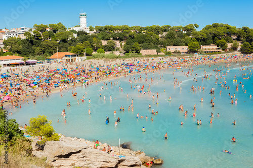 plage du Verdon, la Couronne,Martigues, Bouches-du-Rhône, France 