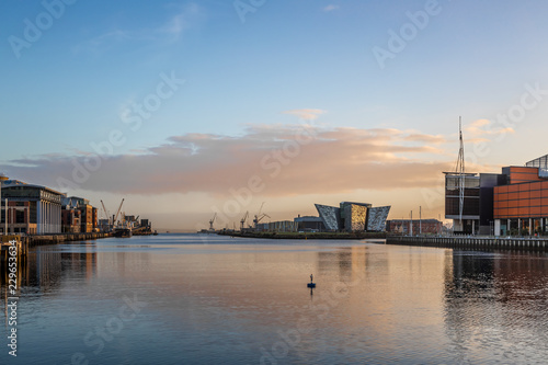 Titanic Belfast in the morning