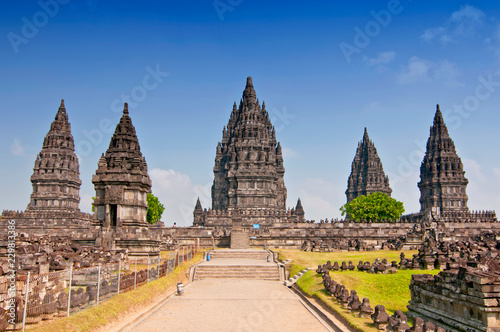 Hindu temple Prambanan. Indonesia, Java, Yogyakarta.