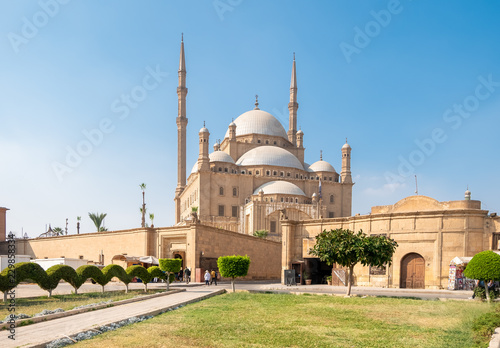 Alabaster Mosque Mohammed Ali at Citadel in Cairo, Egypt.