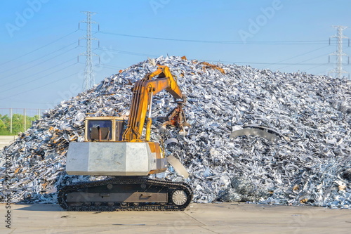 Recycling industry. Business Recycling.Waste separation.