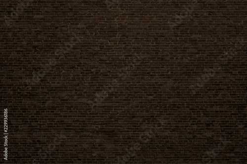 Hintergrund Ziegelsteinwand sehr dunkel Low-key - Background brick wall very dark Low-key