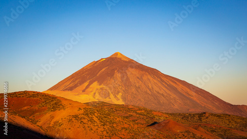 El Teide Volcano Peak on Tenerife Island, Spain.