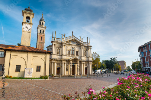 Sanctuary of Our Lady of the Miracles, Saronno, Italy; was declared part of the European Heritage. Was built in three times: the Renaissance part 1498 to 1516; 1556; 1570 - beginning 1600
