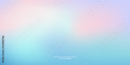 Vector abstract colorful background blurred gradient pastel color palette