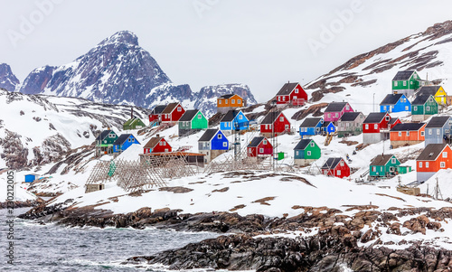 Kangamiut - colorful arctic village in the middle of nowhere