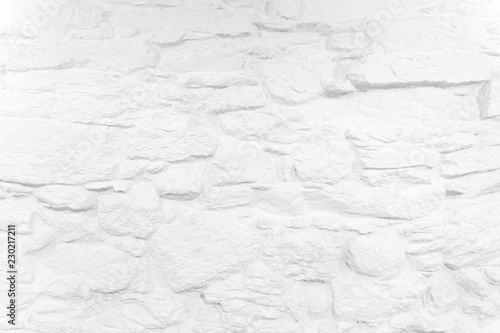 White background Whitewashed stone wall background Rough texture