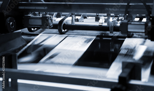 Polygraphic process in a printing house