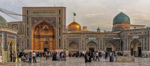 Around the Shrine complex. Haram e Razavi. Mashhad. Iran.