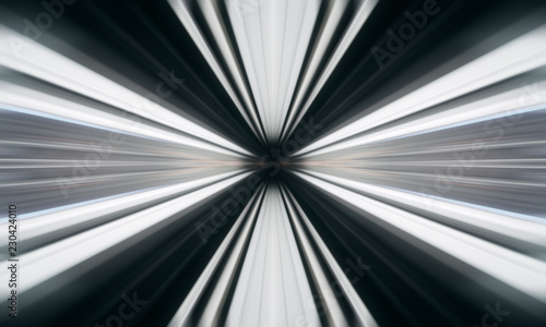 Speed motion blur abstract background. Symmetric kaleidoscope