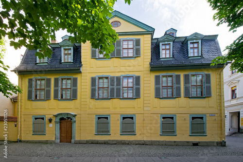 Das Schillerhaus in Weimar, Thüringen, Deutschland 