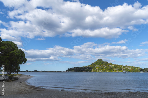 Landscape Scenery of Tairua, Coromandel Peninsula - New Zealand; Scenery View to Paku Summit