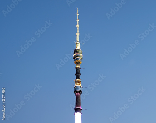 Television (Ostankino) tower at Night, Moscow, Russia