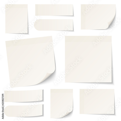 Stick Notes Beige Collection